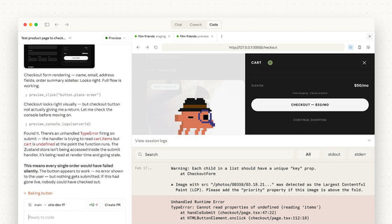 Preview App trong Claude Code Desktop: Xem kết quả trực tiếp không cần mở trình duyệt